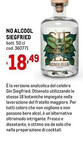 Metro Bevande Analcoliche offerta