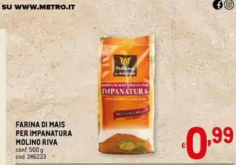 Metro Farina di mais offerta