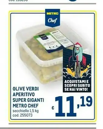 Metro Metro chef Olive offerta