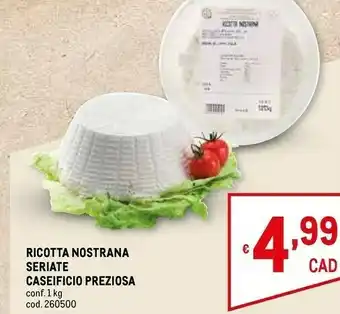 Metro Caseificio preziosa Ricotta offerta