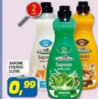 Risparmio Casa Sapone Liquido 2 Litri offerta