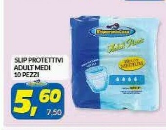 Risparmio Casa Assorbenti Slip Protettivi Adult Medi 10 Pezzi offerta