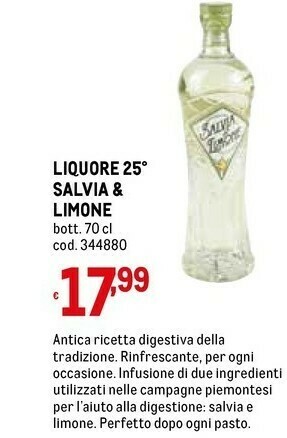 Metro Liquore offerta