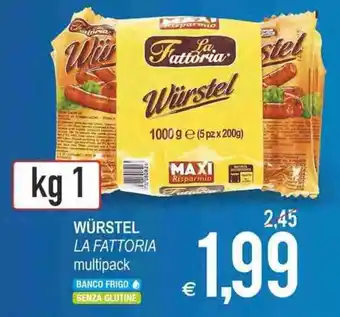 MD Discount La Fattoria Würstel multipack kg 1 offerta