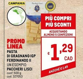 Metro Pasta Di Semola offerta