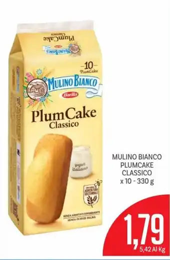Supermercati Piccolo Barilla Mulino Bianco Plumcake Classico x10 330 g offerta