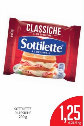 Supermercati Piccolo Sottilette Classiche 200 g offerta