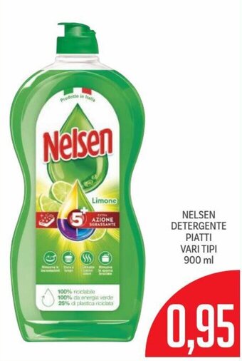 Supermercati Piccolo Nelsen Detergente Piatti Vari Tipi 900 ml offerta