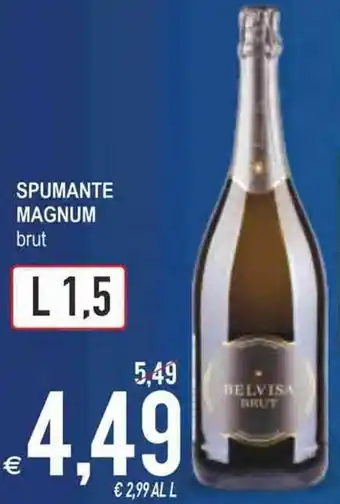 Belvisa brut Spumante Magnum 1,5 L