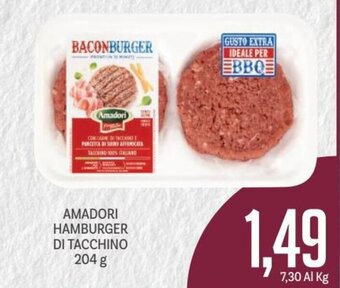 Supermercati Piccolo Amadori Hamburger di Tacchino 204 g offerta