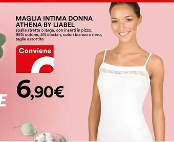 Coop Athena By Liabel Maglia Intima Donna offerta