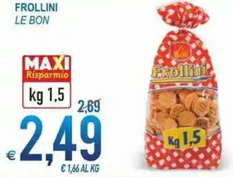 MD Discount Le Bon Frollini kg 1,5 offerta