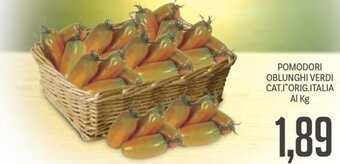 Supermercati Piccolo Pomodori Oblunghi Verdi offerta