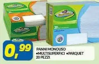 Panni Monouso Multisuperfici, Parquet 20 Pezzi