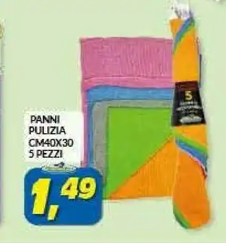 Risparmio Casa Panni Pulizia CM40x30 5 Pezzi offerta
