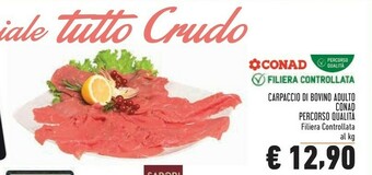 Conad Conad Carpaccio Di Bovino Adulto Percorso Qualita offerta