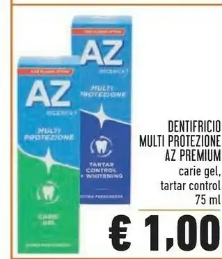 Conad AZ Premium Dentifricio Multi Protezione offerta