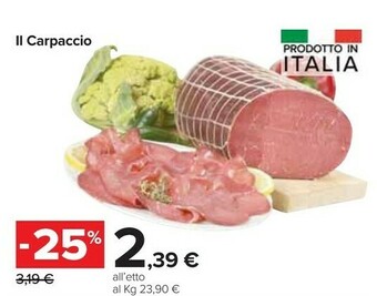 Carrefour Market Il Carpaccio offerta
