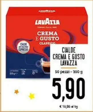 Conad Lavazza Cialde Crema E Gusto offerta