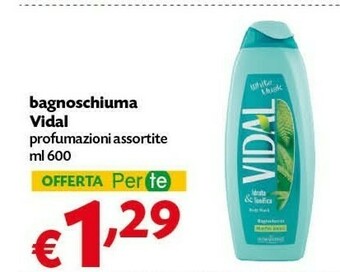 Pam Vidal Bagnoschiuma offerta