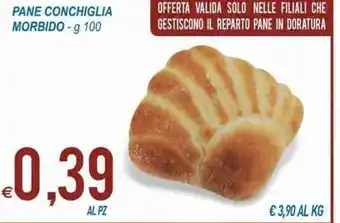 MD Discount Pane Conchiglia Morbido g 100 offerta