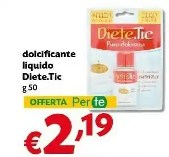 Pam Diete.tic Dolcificanti offerta