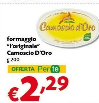 Pam Camoscio d'Oro Formaggio offerta