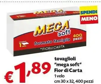 Pam Fior Di Carta Tovaglioli Mega Soft offerta