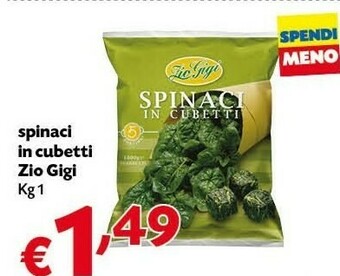 Zio Gigi Spinaci In Cubetti
