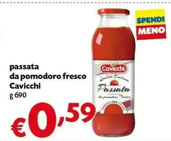 Pam Cavicchi Passata Da Pomodoro Fresco offerta