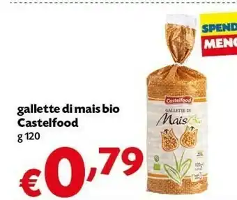Pam Castelfood Gallete Di Mais Bio offerta