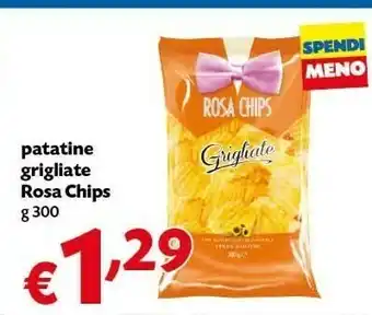 Pam Rosa Chips Patatine Grigliate offerta