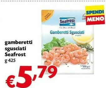 Pam Seafrost Gamberetti Sgusciati offerta