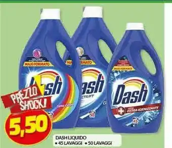 Risparmio Casa Dash Liquido 45 Lavaggi, 50 Lavaggi offerta
