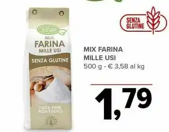 Todis SoloSano - Mix Farina Mille Usi 500 G(ml) offerta
