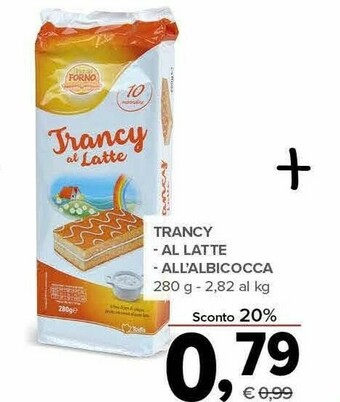 Todis I Tesori Del Forno Trancy Al Latte offerta