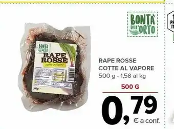 Todis Bonta Dell'Orto Rape Rosse Cotte Al Vapore offerta
