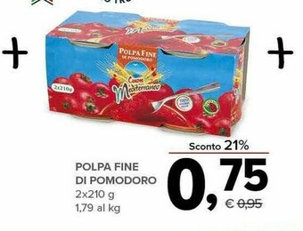 Todis Cuore Mediterraneo Polpa Fine Di Pomodoro offerta