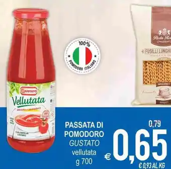 MD Discount Gustato Passata di Pomodori vellutata g 700 offerta