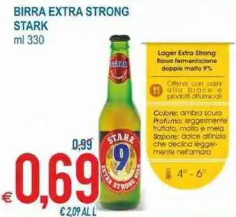 MD Discount Stark Birra Extra Strong ml 330 offerta