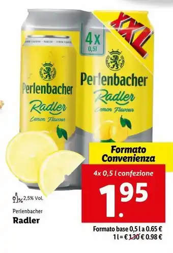 Lidl Radler 4x0,5l offerta