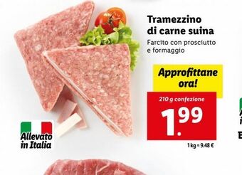 Lidl Tramezzino di carne suina offerta