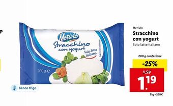 Lidl Stracchino con yogurt offerta