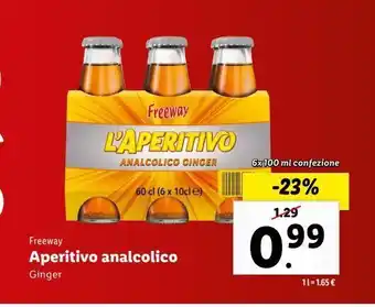 Lidl Aperitivo analcolico 6x100ml offerta