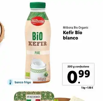 Lidl Kefir bio bianco 500g offerta