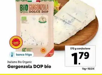 Lidl Gorgonzola dop bio 170g offerta
