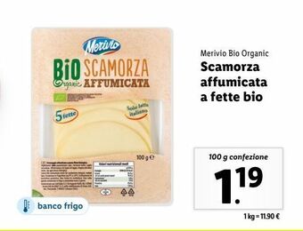 Lidl Scamorza affumicata a fette bio offerta