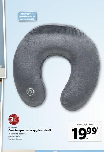 Lidl Cuscino per massaggi cervicali offerta