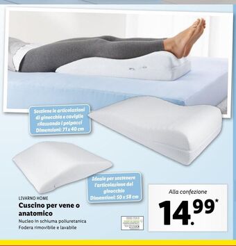 Lidl Cuscino per vene o anatomico offerta