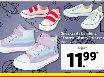 Sneaker da bambina disney